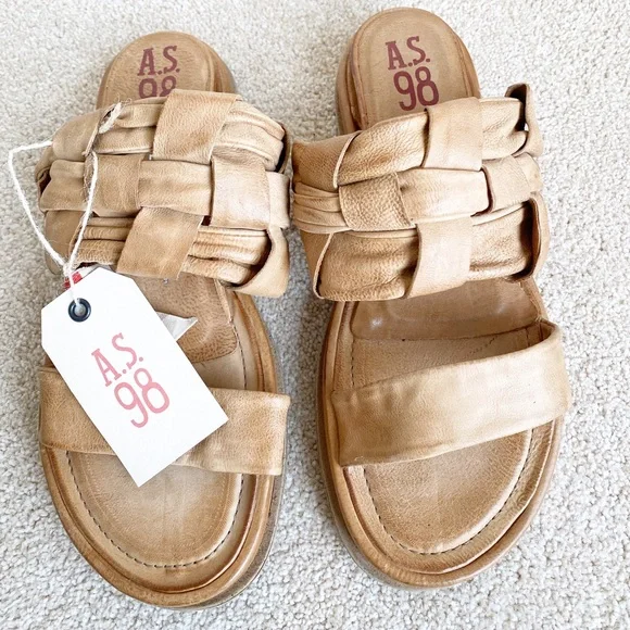 NEW A.S. 98 Purt Boho Sandals 100% Leather SOLD OUT in size 38 - Picture 8 of 10